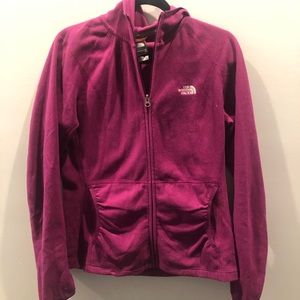 North Face Women’s fleece zip up hoodie